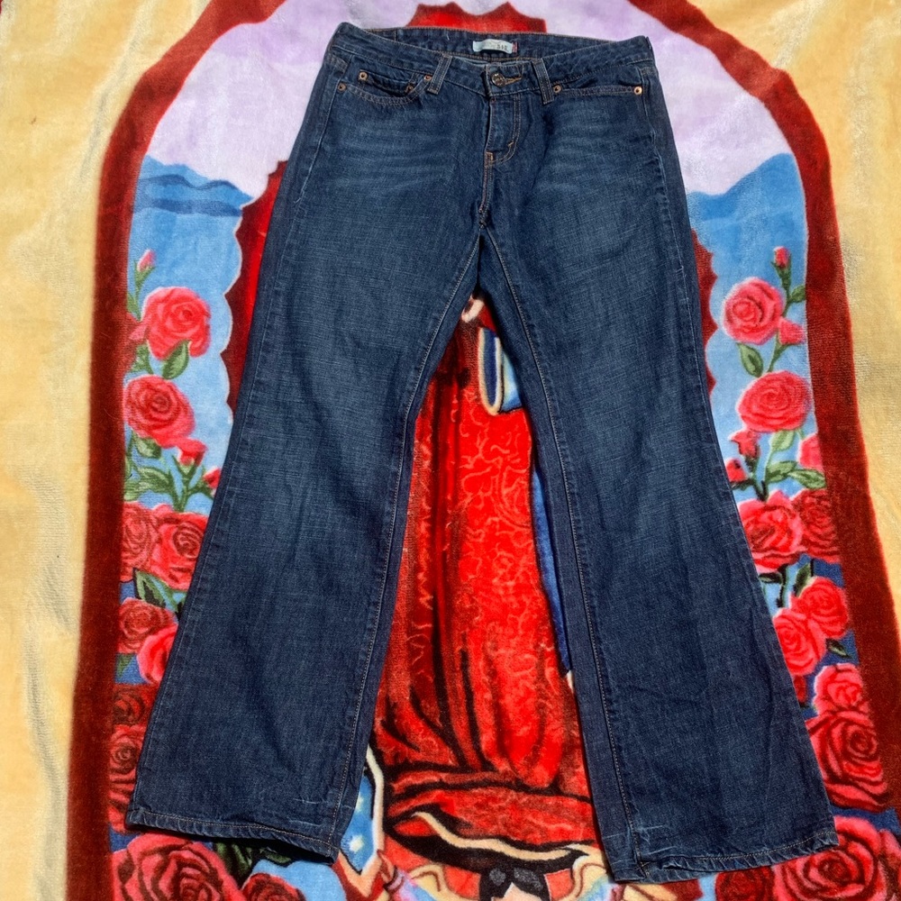 Levi’s Lowrise Dark Wash Jeans